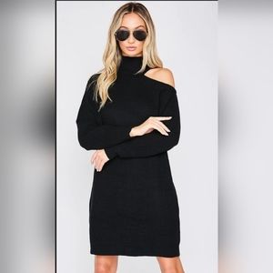 Off Shoulder Sweater Dress
